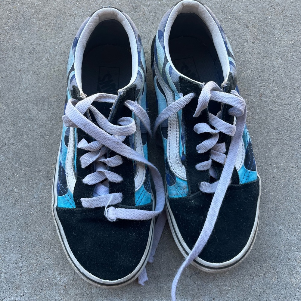 Vans Kids Sneakers - Black and Blue